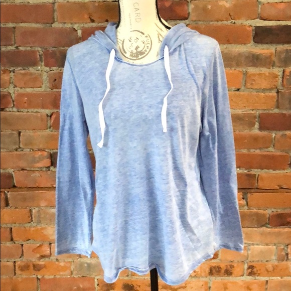 Roudelain medium blue pullover hoodie soft! - Picture 1 of 4